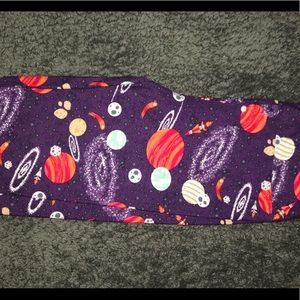 Purple space leggings